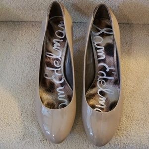 Sam Edelman patent heel pumps